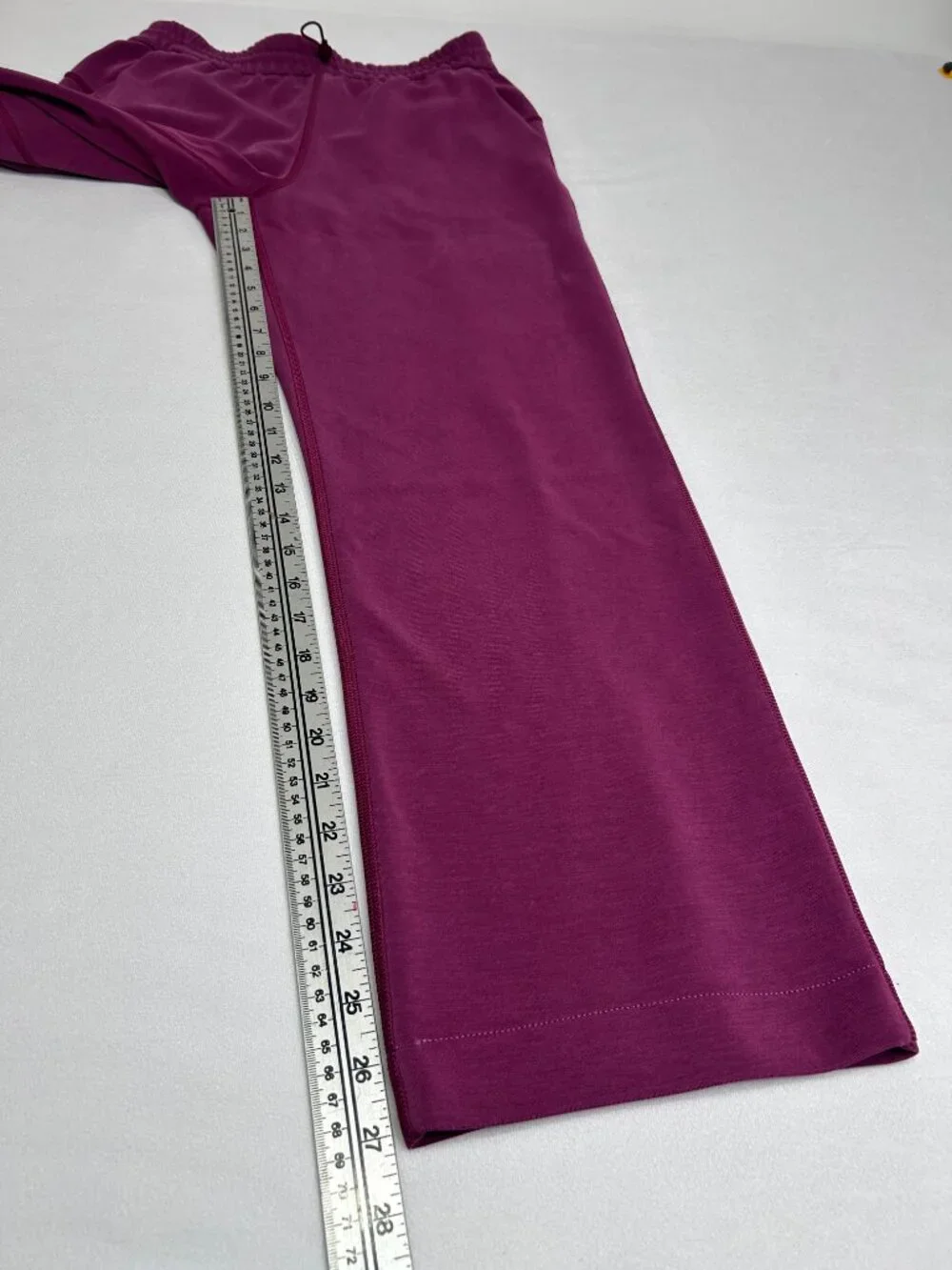 Lululemon Softstreme High Rise Pant Size 6 Magenta Plum Hemmed 27 Inseam